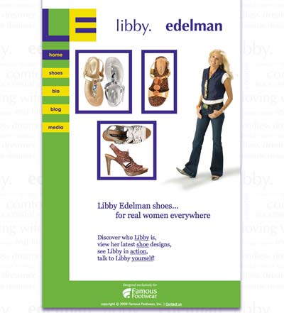 LibbyEdelman.com homepage