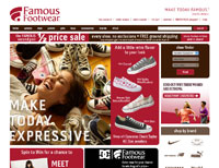 Famousfootwear.com Website